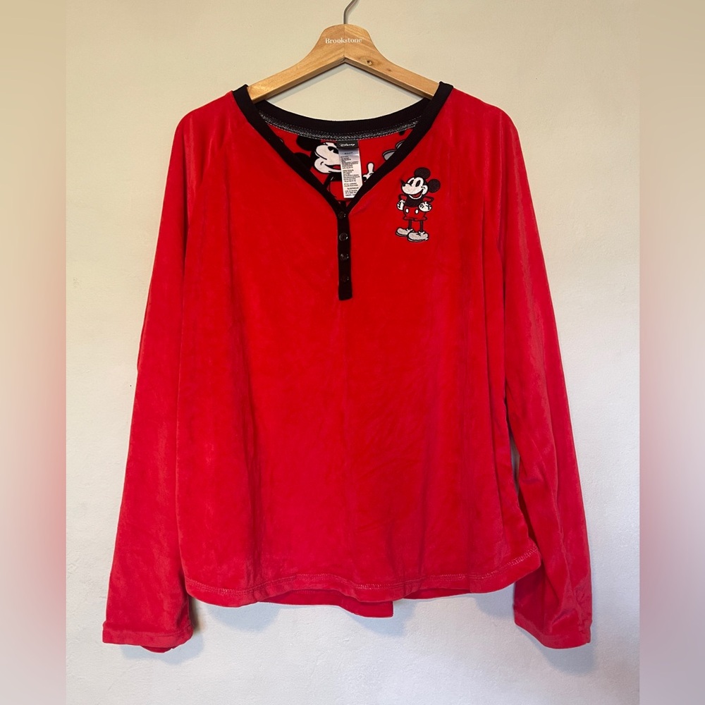 Mickey Mouse Pajama Set Size XL